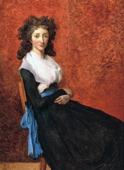 雅尅-路易 大衛 Portrait of Louise Trudaine